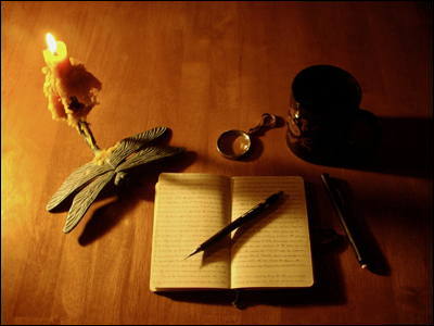 Notebook. Photo.